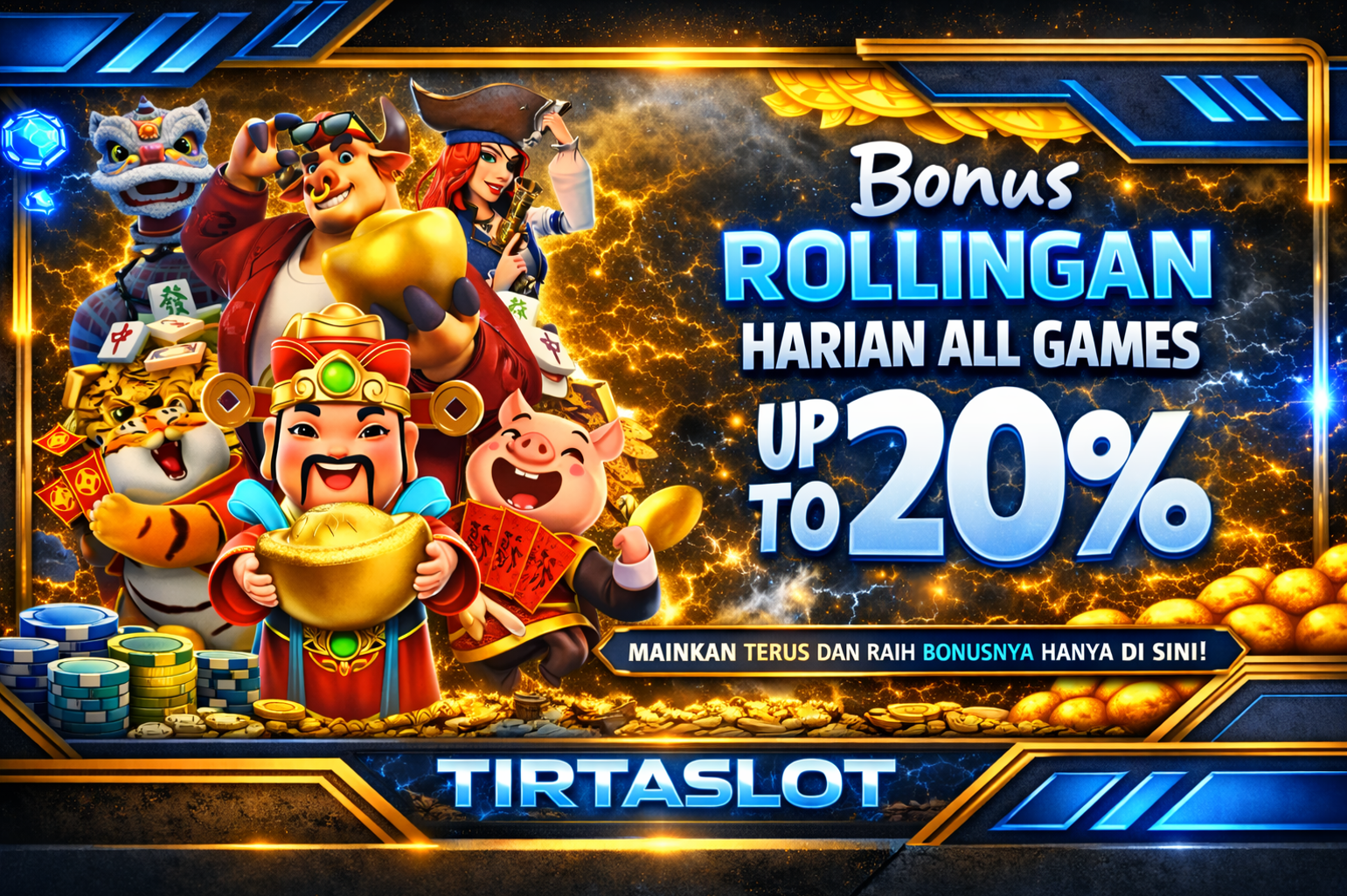 BONUS HARIAN 20% ALL GAMES